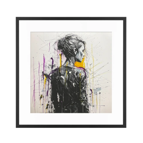 AI & I - Purple & Yellow (2/3)
